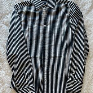 Ralph Lauren Black and White Striped Women’s Shirt